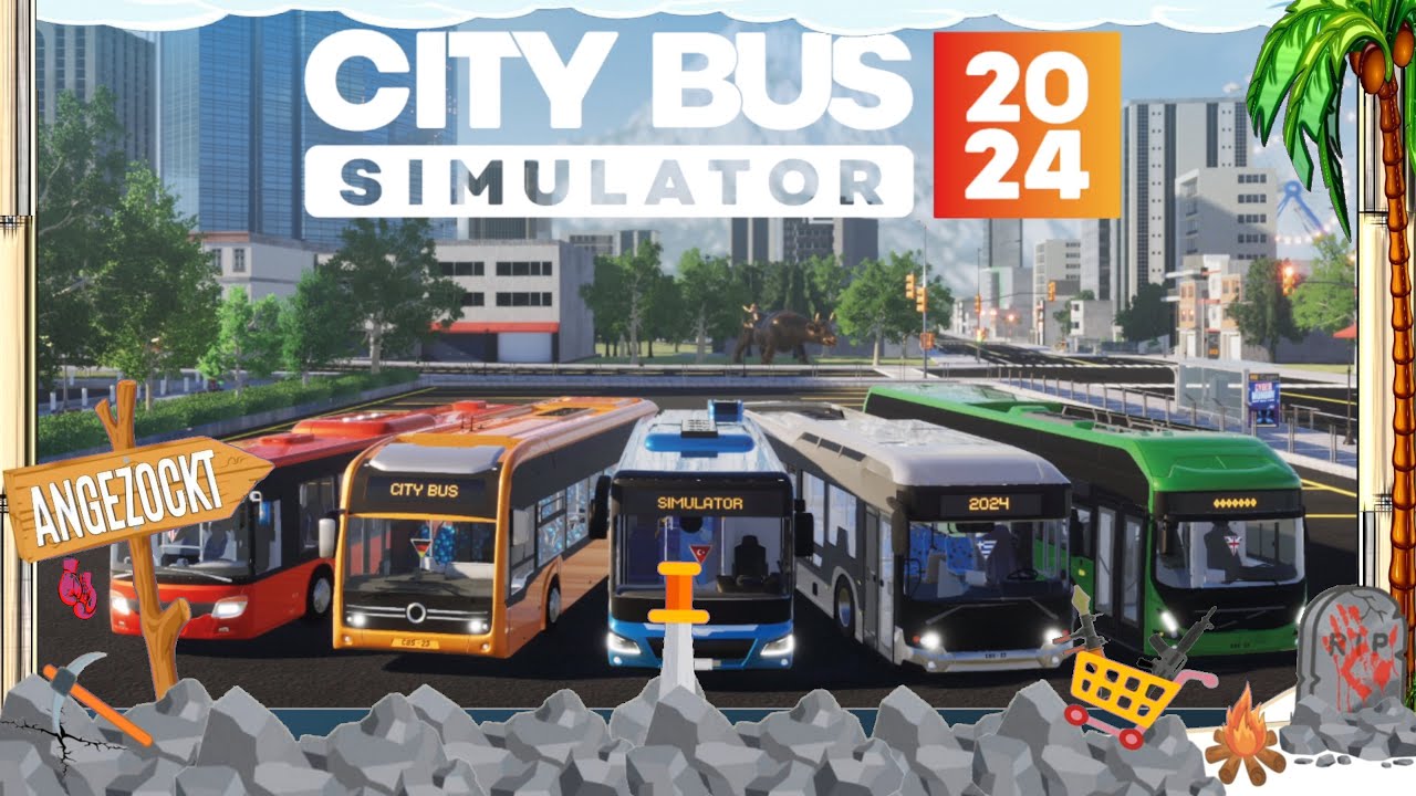 🚌 City Bus Simulator 2024 - Sie zu das du den Bus kriegst!! Gameplay / Test Deutsch
