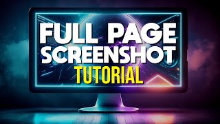 how to take full-page screenshots for free!