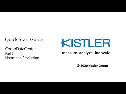 Quick Start Guide: ComoDataCenter Part I – Home and Production