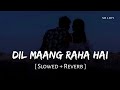 Dil Maang Raha Hai Mohlat Slowed Reverb Yasser Desai Ghost SR Lofi