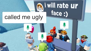 Roblox Voice Chat BUT I Decided to RATE People