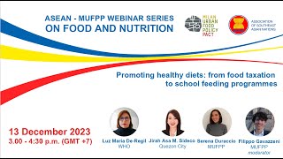 Promoting healthy diets: from food taxation to school feeding programmes