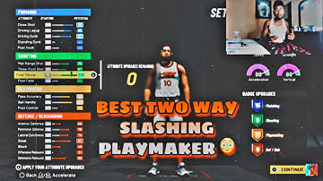*NEW* BEST NBA 2K22 SHOOTING 2 WAY SLASHING PLAYMAKER BUILD THIS BUILD IS A MUST USE 😳 NBA 2K22 🔥