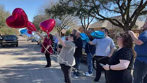 Balloon Release for US Army Major Edward McGehee M...