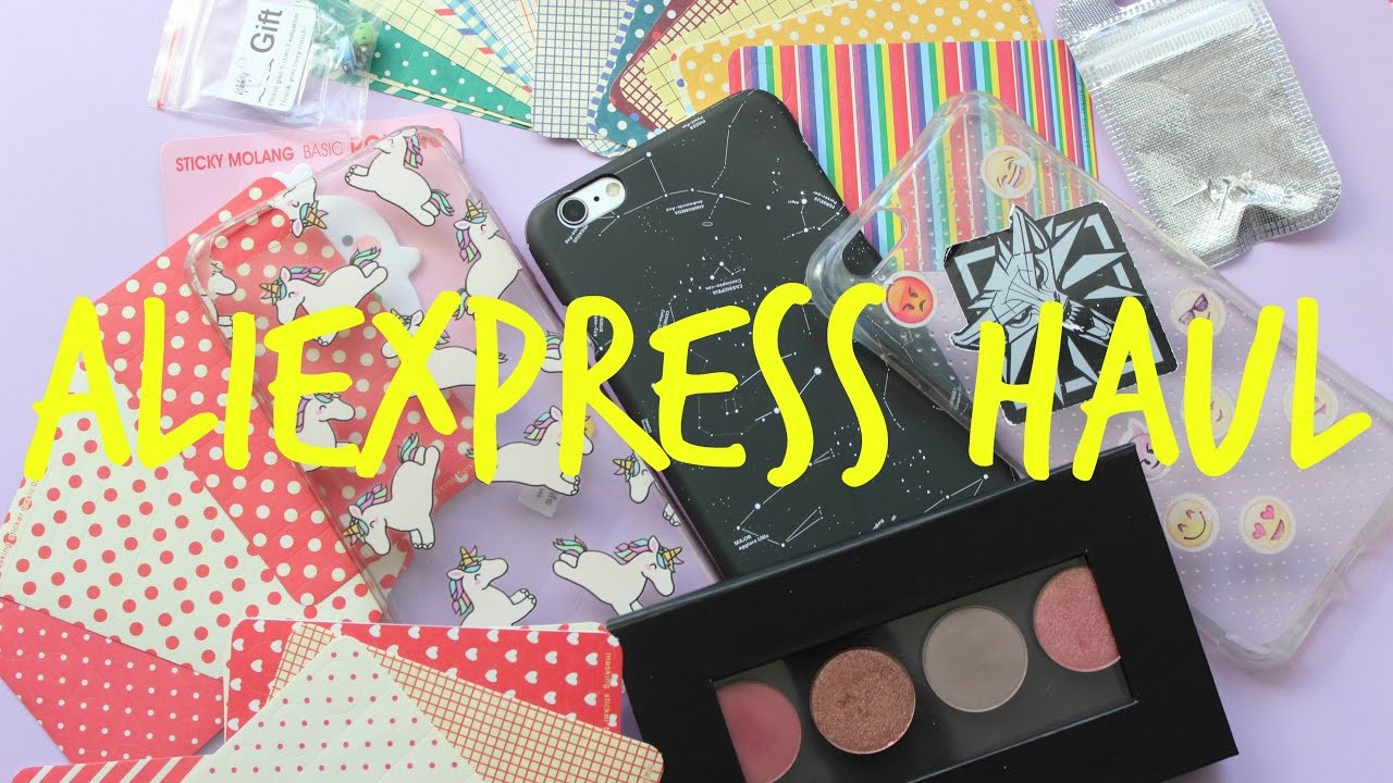 HAUL ALIEXPRESS | Carcasas, papelería, decoración...