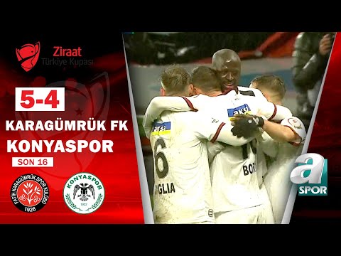 Karagümrük FK 5 - 4 Konyaspor (Ziraat Türkiye Kupası Son 16 Turu)