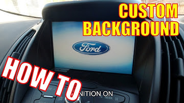 FORD SYNC 2 / MY TOUCH - HOW TO ADD CUSTOM WALLPAPER / BACKGROUND
