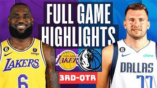 Los Angeles Lakers vs. Dallas Mavericks Highlights 3rd-QTR HD | January 17 | 2024 NBA season