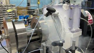 Hydrostatic thrust bearing in high speed test rig: Pre-Chilling
