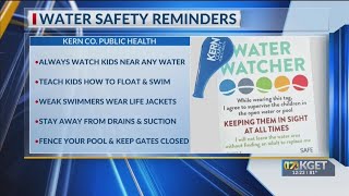 Water safety reminders