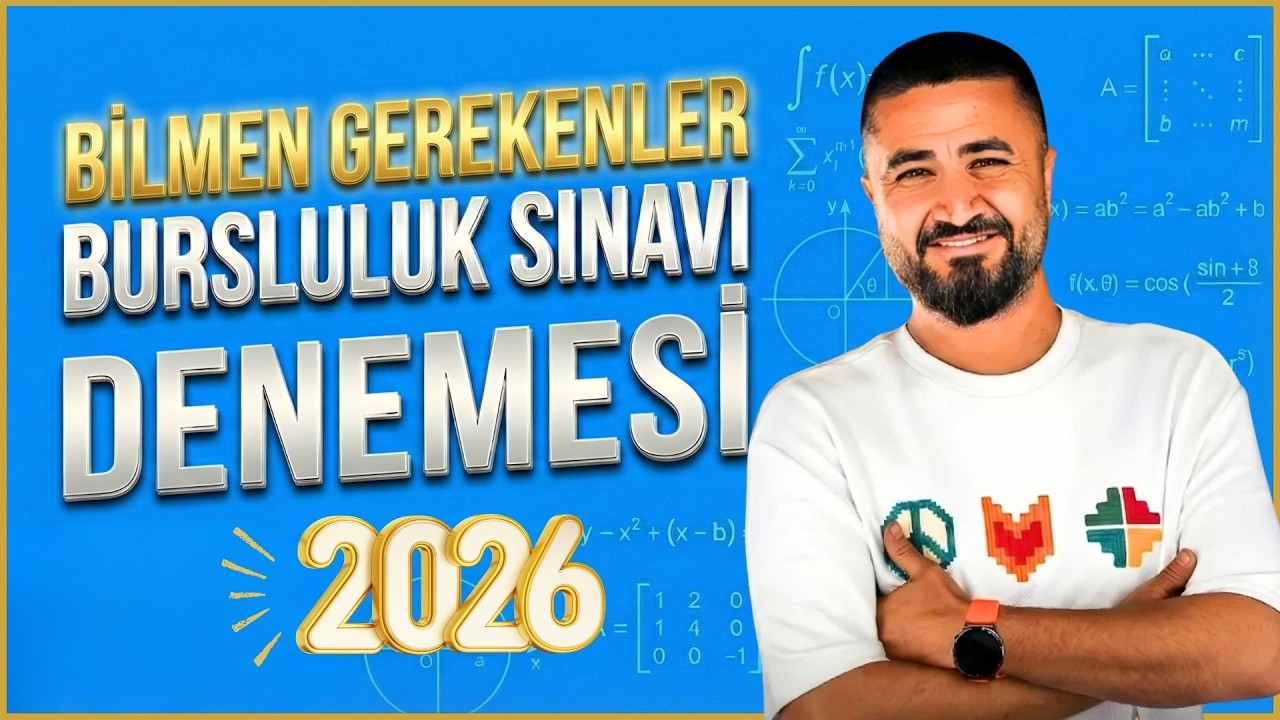2026 Bursluluk Sınavı Nasıl Kazanılır? | Çıkabilecek Sorular | DENEME 1