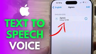 How To Change Text To Speech Voice On iPhone