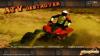 ATV Destroyer (Flash Game) Full Gameplay All Levels 1-24