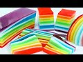 How to Make Layered Rainbow Jello Cakes | Fun & Easy DIY Treats at Home!