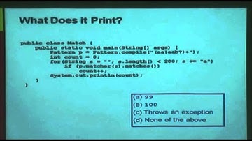 An Afternoon of Java Puzzles - Josh Bloch