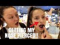 GETTING MY NOSE PIERCED! || Brooke Sanchez