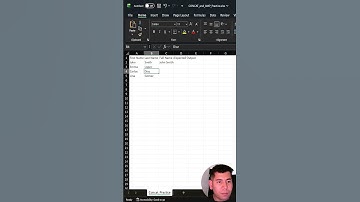 33  Excel – Using the Ampersand & Symbol