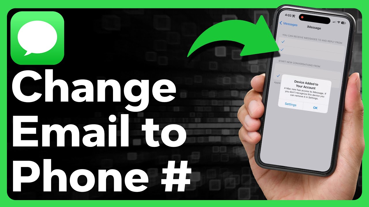 Add or remove your phone number in Messages or FaceTime - Apple