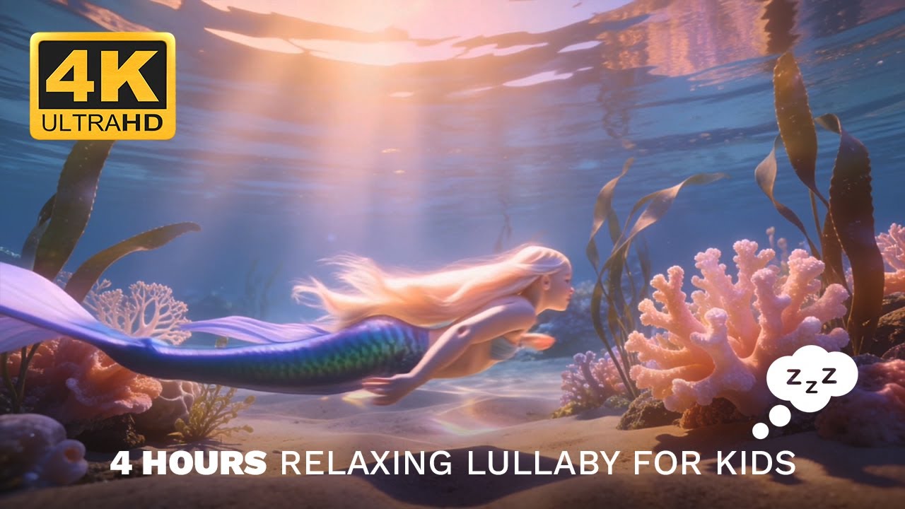 Ocean Dream Lullaby – 4 Hours of Magical Underwater Sleep Music | YouTube Lullabies
