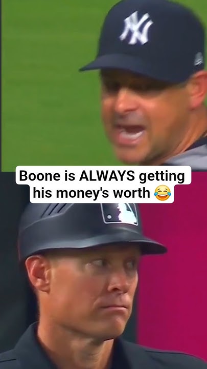 Boone Gets Ejected Once a Week #baseball - YouTube