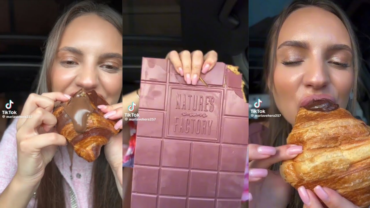 ASMR MUKBANG✨ @mariavehera257 TIKTOK COMPILATION #65