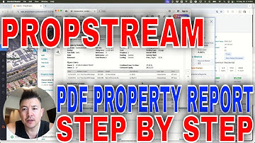 ✅  How To Create PDF Property Report In PropStream🔴