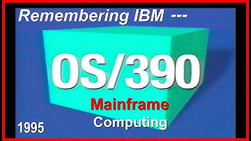 1995 Remembering IBM OS/390 Mainframe Computer Operating System: Original Pre-release Announcement
