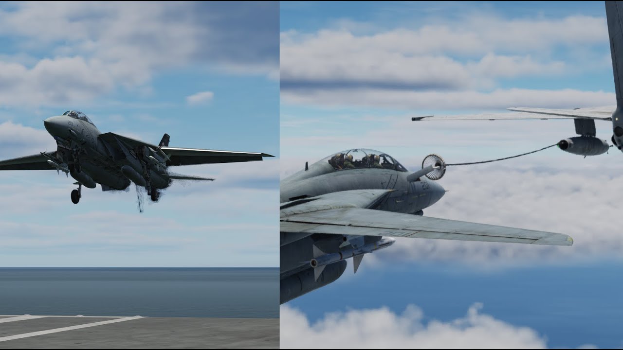 DCS F 14 Carrier & Refueling Practice