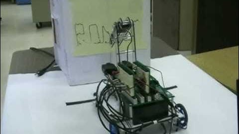 Intro to robotics final project, 2007