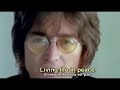 John Lennon Imagine Letra en Ingles Subtitulo