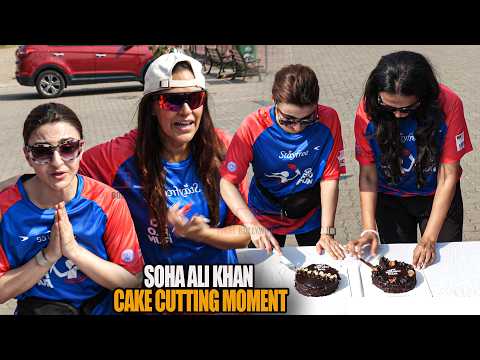Soha Ali Khan Cake Cutting Moment | Stayfree GoFlo Curtain Raiser Event | Neha Dhupia
