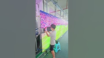 LED screen EA1000C3 module installation process. #ledvideowall #eagerled #leddisplay #ledscreens