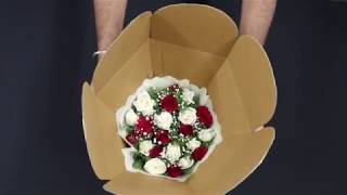 Halfcute Local Flower Box Packaging Hindi