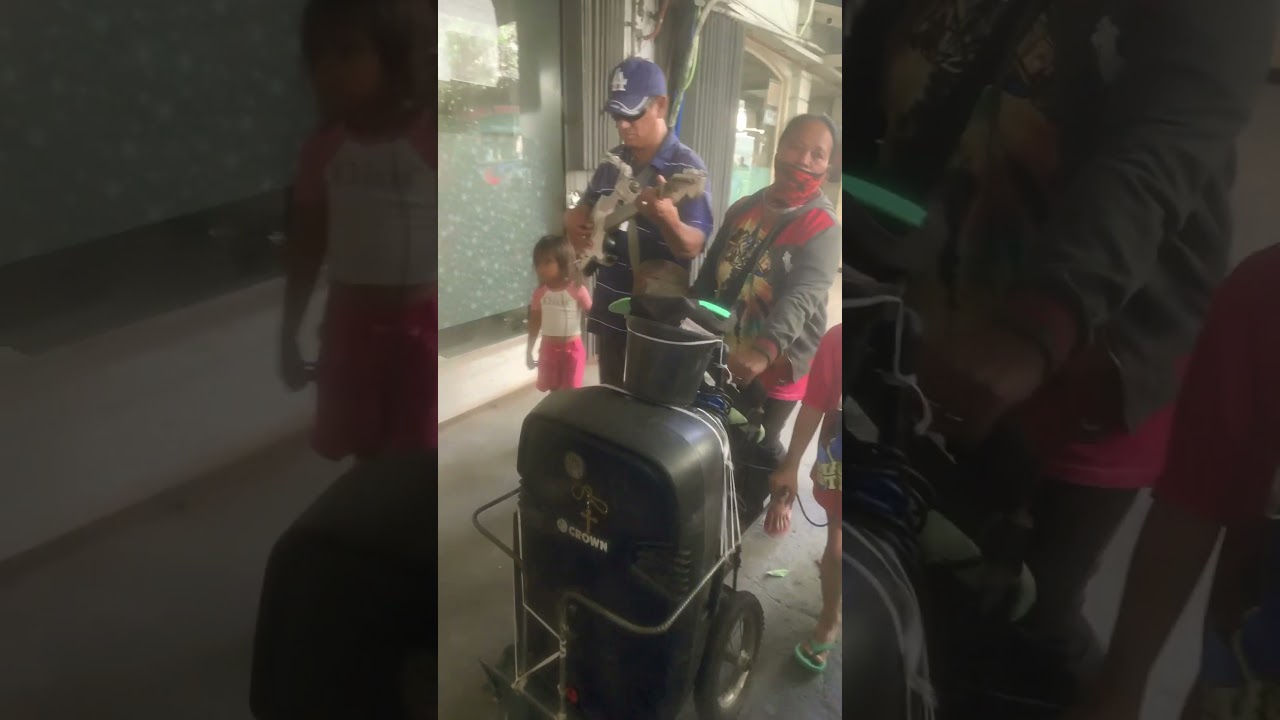 Street child singer in mabini Manila 