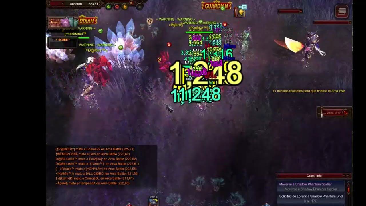 Arka War Warning vs Warlords