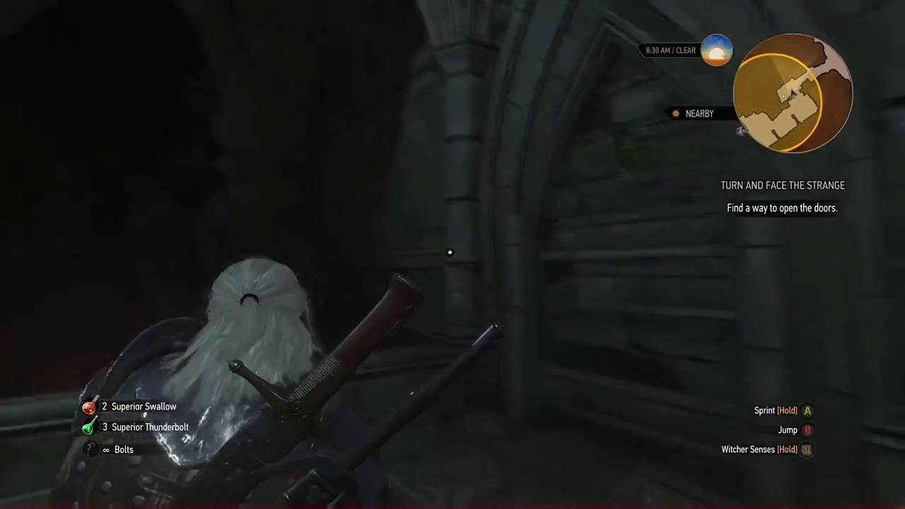 Witcher 3: Blood and Wine DLC. Turn and Face the strange. Pressure plate puzzle