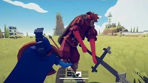 Totally Accurate Battle Simulator - Hoplite defeated King