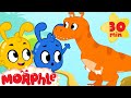 Morphle Dinosaur Family! + More Mila and Morphle Cartoons | Morphle vs Orphle - Kids Videos