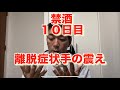 禁酒10日目、離脱症状手の震え。20年間毎日お酒を10杯以上飲んでいた芸人がついに禁酒断酒を決意。アル中、精神崩壊、絶望、地獄、重度アルコール依存症、不眠症、酒鬱、不安症、パニック症、自律神経失調症。