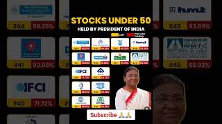 stocks under 50 hold to president of India | share market analysis #multibaggerstocks #sharemarket