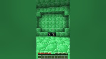 What is inside a Minecraft Emerald Block?