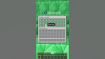 What is inside a Minecraft Emerald Block?