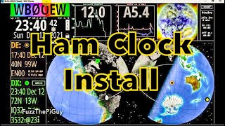 Raspberry Pi 4 Ham Clock Install Ham Radio Clock Information