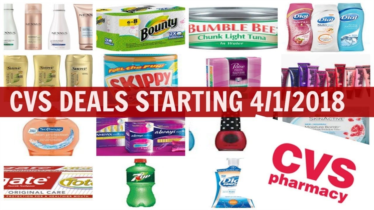 CVS Deals Starting 4/1/2018 &amp; How To Use Your CRTs! Printable Breakdown ...