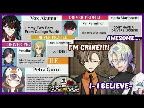 [#NIJI_ENRoute] The Driver Profiles Were So Unhinged…