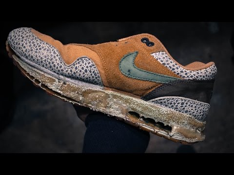 2003 NIKE AIR MAX 1 ATMOS SAFARI MIDSOLE SWAP - YouTube