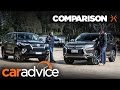 Comparison: Toyota Fortuner GXL v Mitsubishi Pajero Sport | CarAdvice Drive