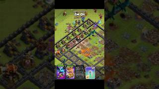 TH 16 attack strategy in coc game #reels #coc #clashofclans #foryou #shorts #creatorclash #ytshorts
