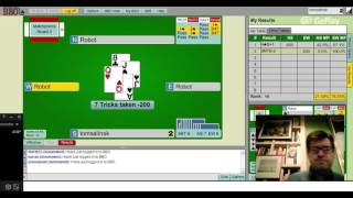 Bridge Base Online weekly instant tournament screenshot 4
