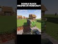 Double Block Swaper in MINECRAFT #minecraft #bestminecraftclips #arcadegame #build